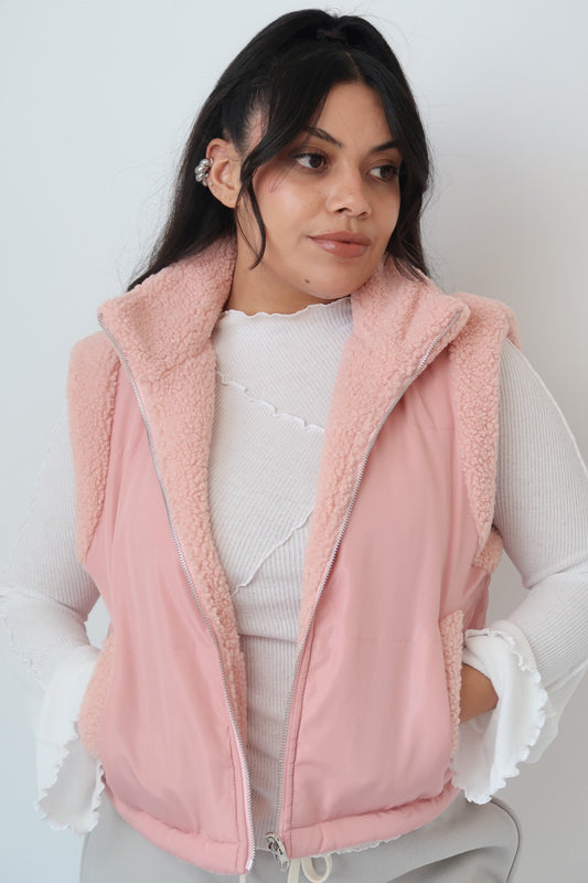 Reversible Pink Vest